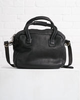 GUIDI, BLACK, LEATHER HANDBAG