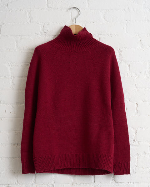 HIROMI TSUYOSHI, #24 PULLOVER, PLUM