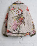 KONRAD, REVERSIBLE JACKET, KHAKI AND FLORAL