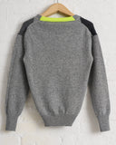 LA FETICHE, AW26-UNA, LAMBSWOOL ARGYLE CREW NECK