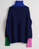 LA FETICHE, AW26-RUDIX, UNISEX OVERSIZED SEAM-FREE POLO SWEATER