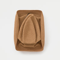 MATURE HA, BOXED HAT PAPER ABACA 11 CM BRIM LEATHER BELT