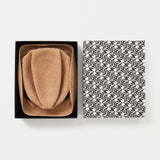 MATURE HA, BOXED HAT PAPER ABACA 8CM BRIM FOR MED