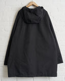NANAMICA, GORE-TEX HOODED COAT, BLACK