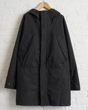 NANAMICA, GORE-TEX HOODED COAT, BLACK