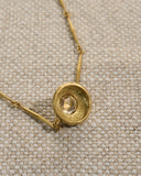 GOODMAN MORRIS, FILED LINK NECKLACE WITH CHARM