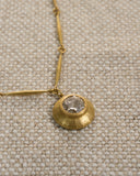 GOODMAN MORRIS, FILED LINK NECKLACE WITH CHARM