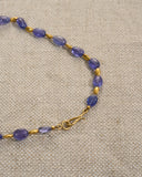 GOODMAN MORRIS, TANZANITE BEAD NECKLACE