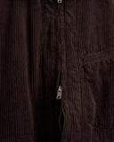 NICENESS, S.JETT JACKET, COTTON SILK BROWN CORDUROY