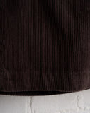 NICENESS, S.MORLEY PANTS, COTTON SILK BROWN CORDUROY