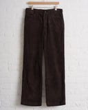 NICENESS, S.MORLEY PANTS, COTTON SILK BROWN CORDUROY