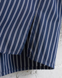 NITTO, STRIPED BUTTON UP, BLUE