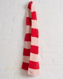 NITTO, RAGAZZO BRUSHED CASHMERE SCARF, RED/BABY PINK