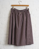 NITTO, STRIPED SKIRT, RED