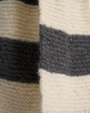 NITTO, RAGAZZO BRUSHED CASHMERE SCARF, OFF WHITE/GREY
