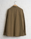 NOMAT, COTTON TIED SHIRT, OLIVE GREEN