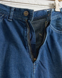 ORSLOW, COTTON MAXI SKIRT, DENIM USED