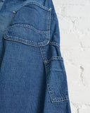 ORSLOW, COTTON MAXI SKIRT, DENIM USED