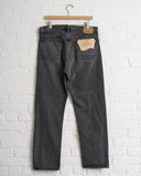 ORSLOW, BLACK STONEWASH 105 JEANS