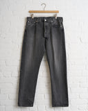 ORSLOW, BLACK STONEWASH 105 JEANS