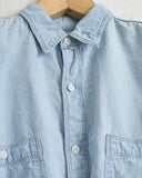 ORSLOW, SHIRT, CHAM BLEACHED