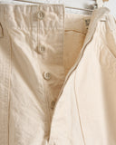 ORSLOW, UNISEX COTTON FATIGUES, ECRU