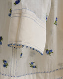 PÉRO, HKWPSR01, SHIRT, IVORY AND BLUE DETAIL
