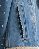 PERO, DFDNO63, Embellished Denim Jacket