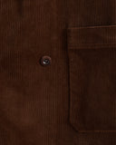 PHIGVELERS CORDUROY DOUBLE-BREASTED SUIT JACKET CHESTNUT BROWN