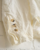 RICORRROBE, RORY TEXTURED LINEN JACKET WHITE