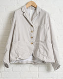 RICORRROBE, CUMULUS SOFT COTTON JACKET LIMESTONE