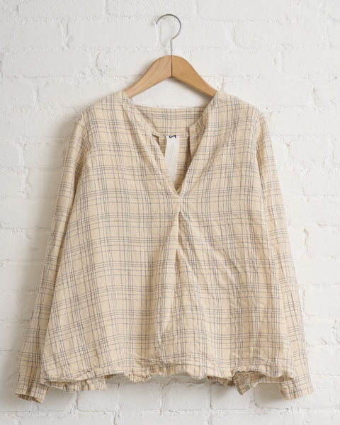 RICORRROBE, CDT, WOMEN'S TOP CHECK