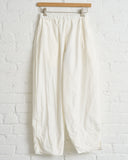 RICORRROBE, COZY SOFT COTTON PANTS, WHITE
