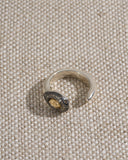 ROSA MARIA, TEVIS, SS RING - COGNAC DIAMONDS & BEER QUARTZ