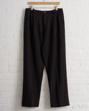 SAMUEL SNIDER, PLEATED WOOL-ALPACA TROUSER