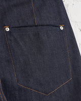 SOFIE D' HOORE JEANS WITH TURNED-UP EDGES WOVEN BLUE