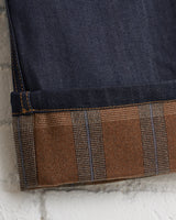 SOFIE D' HOORE JEANS WITH TURNED-UP EDGES WOVEN BLUE