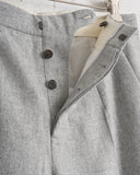 SOFIE D'HOORE, W26-PORT-WOOLT, CLASSIC LONG PANTS, LIGHT GREY MELA