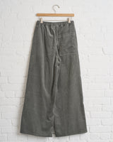 SOFIE D' HOORE CASUAL WIDE PANTS WITH DRAWSTRING WAIST - SAGE