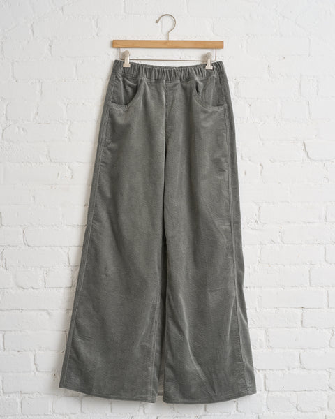 SOFIE D' HOORE CASUAL WIDE PANTS WITH DRAWSTRING WAIST - SAGE