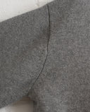 SOFIE D'HOORE, V-NECK PULLOVER LONG SLEEVES, GREY MELANGE