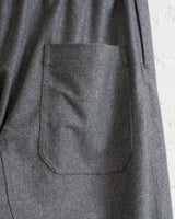 SOFIE D'HOORE, RELAXED LOW CROTCH PANT, GREY MELANGE