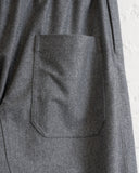 SOFIE D'HOORE, RELAXED LOW CROTCH PANT, GREY MELANGE