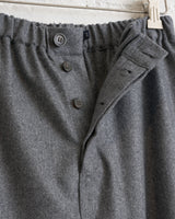SOFIE D'HOORE, RELAXED LOW CROTCH PANT, GREY MELANGE