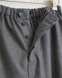 SOFIE D'HOORE, RELAXED LOW CROTCH PANT, GREY MELANGE