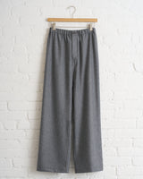 SOFIE D'HOORE, RELAXED LOW CROTCH PANT, GREY MELANGE