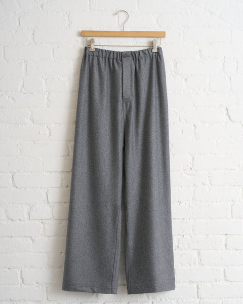 SOFIE D'HOORE, RELAXED LOW CROTCH PANT, GREY MELANGE