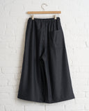 SOFIE D'HOORE, RELAXED WIDE PANT, ANTHRACITE MELANGE
