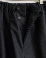 SOFIE D'HOORE, RELAXED WIDE PANT, ANTHRACITE MELANGE