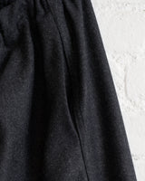SOFIE D'HOORE, RELAXED WIDE PANT, ANTHRACITE MELANGE